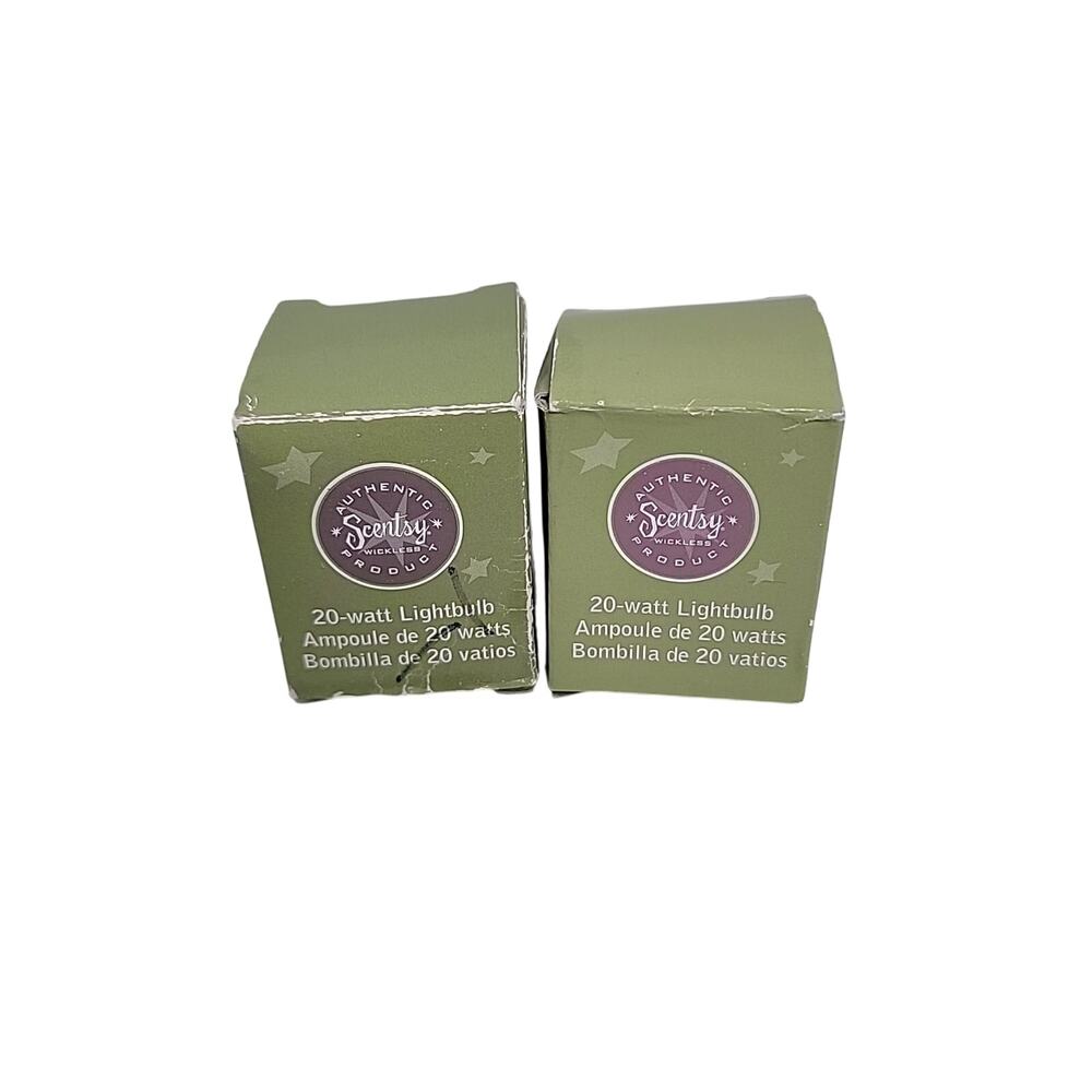 Scentsy 20W Light Bulb Replacement for Wax Warmer Lot‎ of 2